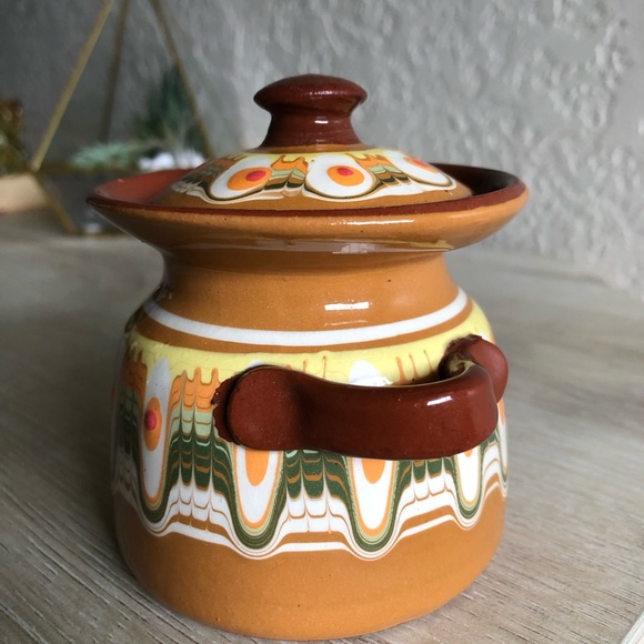 Vintage Handmade Ceramic Home Decor Container - Picture 3 of 5
